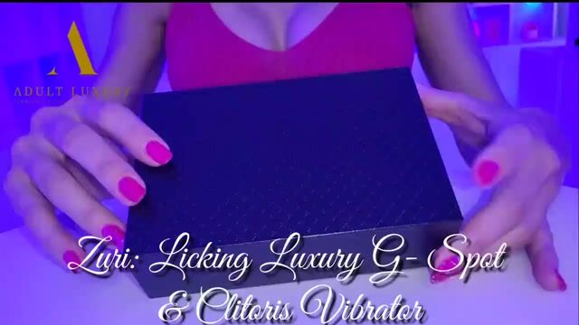 Video Thumbnail Zuri: Licking Luxury G-Spot &amp; Clitoris Vibrator